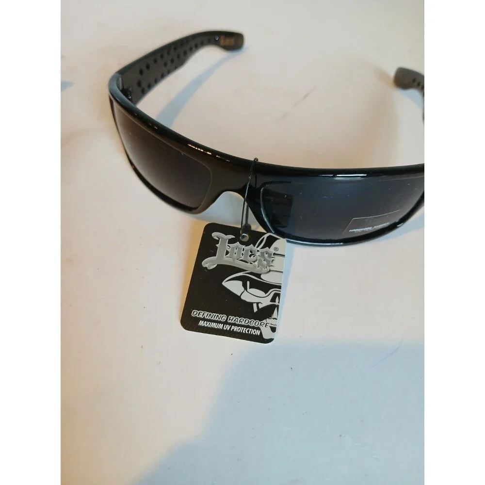 LOCS  OG Gangster  BLACK Sunglasses Biker Shades Hardcore